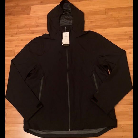 champion black rain jacket
